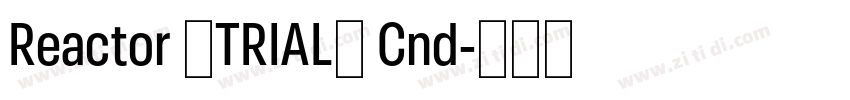 Reactor (TRIAL) Cnd字体转换